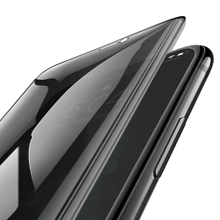Защитное стекло на iPhone XR/11 (A777 Plus), HOCO, антишпионское, черное