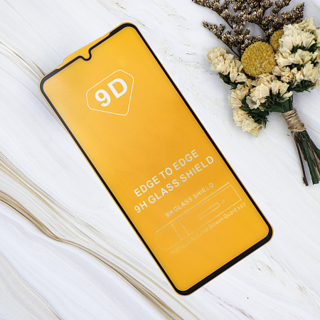 Защитное стекло на Xiaomi Redmi 14C/14R, 9D, черное, X-CASE