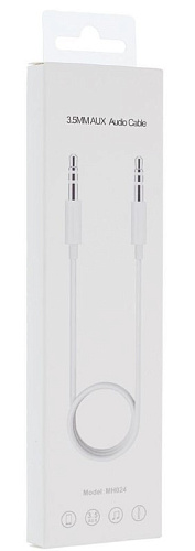 AUX Audio кабель 3,5 мм, белый