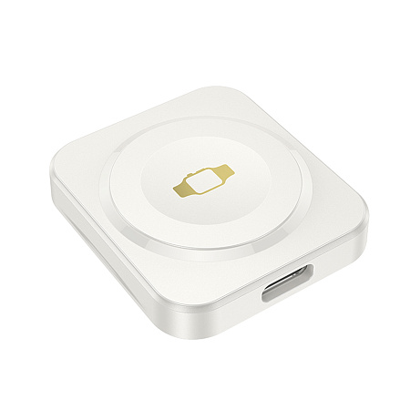 Беспроводное зарядное устройство, CQ16C iWatch, HOCO, молочный белый