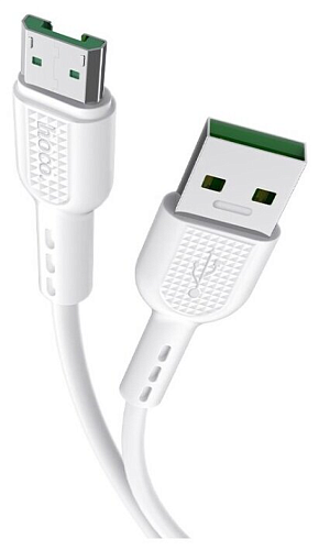 USB Кабель Micro, HOCO, X33, 4A Surge flash charging, белый
