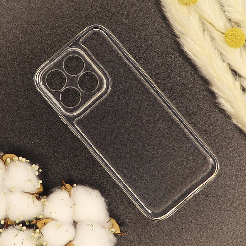 Чехол силиконовый для Honor X8B, с защитой камеры, X-CASE, прозрачный