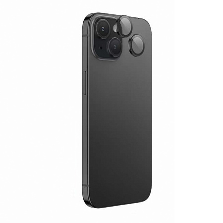 Защитное стекло для iPhone 15/15 Plus, V13, HOCO, на заднюю камеру, черный