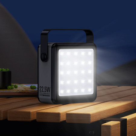 Универсальный Доп. Аккумулятор 80000mAh, J161, HOCO, выход: 2 USB 22.5W+ 2 PD 20W, с дисплеем, черный