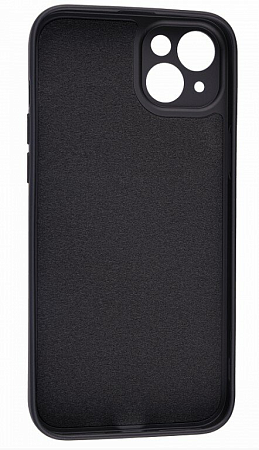 Чехол силиконовый для iPhone 14 Plus (6.7), good quality, c защитой камеры, X-CASE, черный