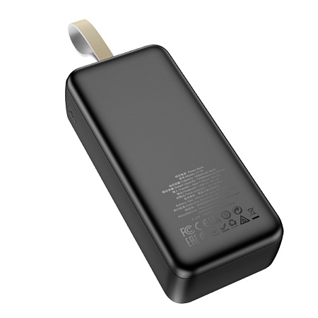 Универсальный Доп. Аккумулятор 30000mAh, J111B, HOCO, выход: 2 USB: 5V/2, черный