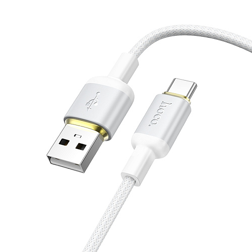 USB Кабель Type-C, HOCO, X128, 1м, белый
