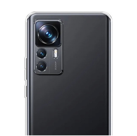 Чехол силиконовый для Xiaomi 12T/12T Pro, c защитой камеры, микс, X-CASE, прозрачный