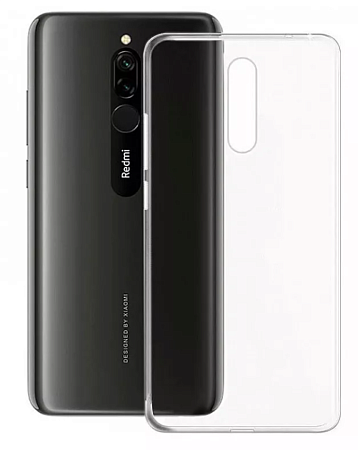 Чехол силиконовый для Xiaomi Redmi 8, прозрачный