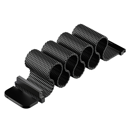 Ремешок на руку универсальный для умных часов 20мм, HOCO, WH02, Milanese loop, черный