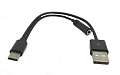 Переходник Type-C на 3,5mm Jack+ зарядка Type-C, черный