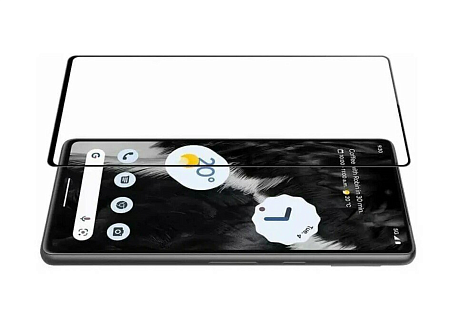Защитное стекло на Google Pixel 7, черное, X-CASE