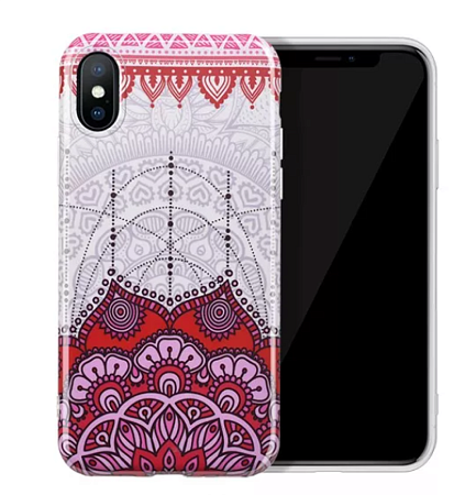 Чехол силиконовый для iPhone X/XS, HOCO, Doren series protective case, красный
