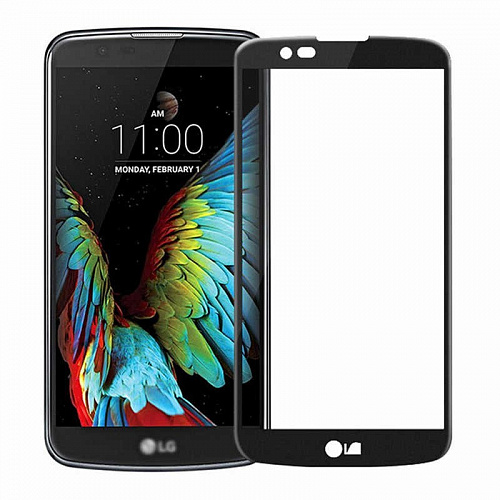 Защитное стекло на LG K7 (2017), Silk Screen 2.5D, черный, X-CASE