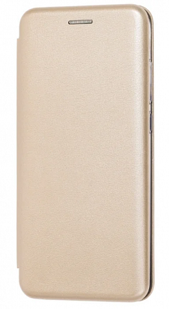 Чехол-книжка для iPhone XS Max, боковой, золотой