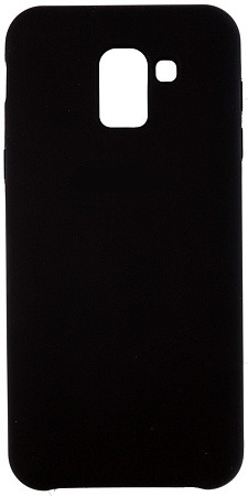 Чехол силиконовый для Samsung J600F Galaxy J6 (2018), Silicone case, черный