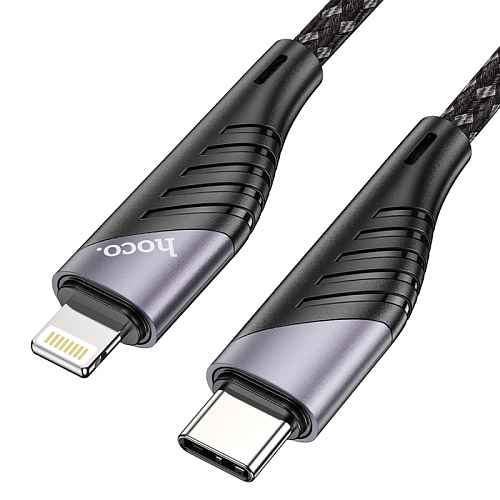Кабель Lightning to Type-C (PD), HOCO, U95, Fast Charge, черный