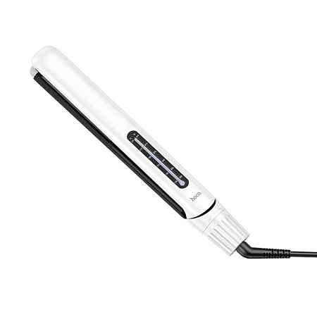 Выпрямитель для волос двойного назначения (выпрямление и завивка), HP41, HOCO, белый