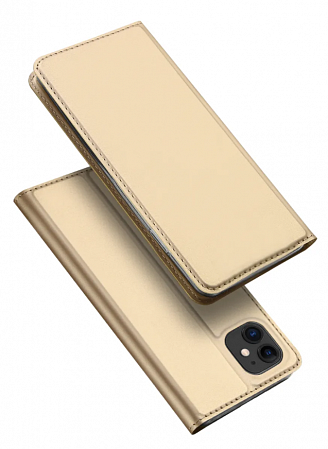 Чехол-книжка для iPhone 11 Pro, DU DU, боковой, золотой