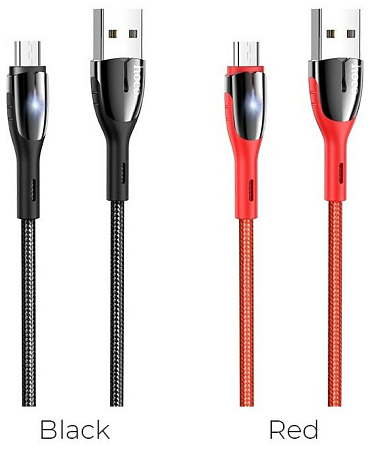USB Кабель Micro, HOCO, U89, черный