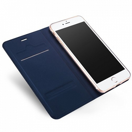 Чехол-книжка для iPhone 7 Plus/8 Plus, DU DU, боковой, синий
