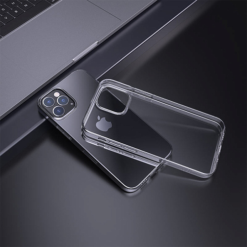Чехол силиконовый для IPhone 12 Pro Max (6.7), Light series TPU, HOCO, прозрачный