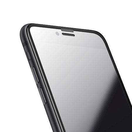 Защитное стекло для iPhone 6 Plus/6S Plus (A11), HOCO, Narrow Edges 3D, черное