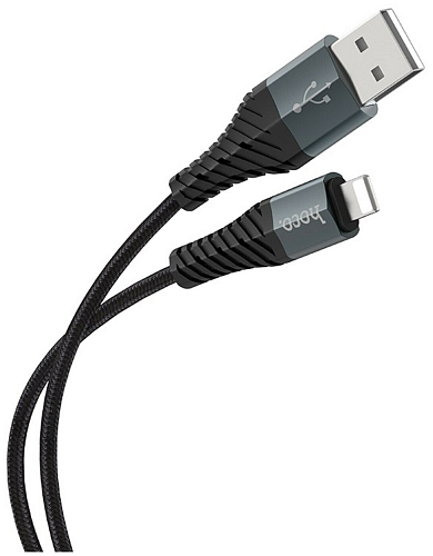 USB дата кабель Lightning, HOCO, X38, черный