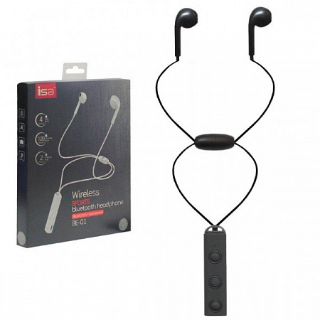 Наушники Bluetooth BE-01, черный