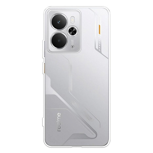 Чехол силиконовый для Realme 14 (5G), с защитой камеры, X-CASE, прозрачный