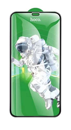 Защитное стекло на iPhone 12 Pro Max (6.7) G16, HOCO, Guardian shield serie, черное