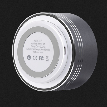 Колонки BS5 Swirl speaker, HOCO, серебряный
