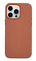 Чехол-накладка для iPhone 14 Pro Max, Silicon Case, без лого, лососевый