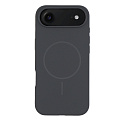 Чехол-накладка для iPhone 17 Air, Silicon Case, магнитный (MagSafe), без лого, X-CASE, угольно-серый