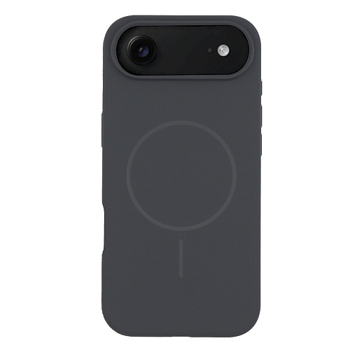 Чехол-накладка для iPhone 17 Air, Silicon Case, магнитный (MagSafe), без лого, X-CASE, угольно-серый