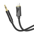 AUX Audio кабель 3,5 мм на Lightning, UPA30, HOCO, черный