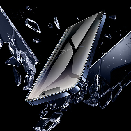 Защитное стекло для iPhone 15/16, A34 Plus, HOCO, Антишпионское стекло, черное