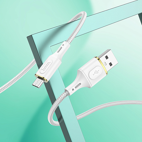 USB Кабель Micro, HOCO, X95, белый
