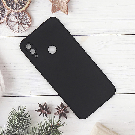 Чехол силиконовый для Xiaomi Redmi Note 7/Note 7 Pro, с микрофиброй внутри, с защитой камеры, X-CASE, черный