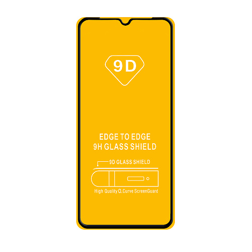 Защитное стекло на Xiaomi Redmi 9A/9C/Poco C3, 9D, черное, X-CASE