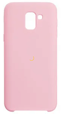 Чехол силиконовый для Samsung J600F Galaxy J6 (2018), Silicone case, бежевый