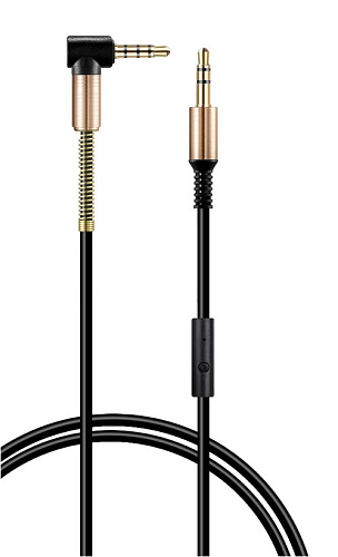 AUX Audio кабель 3,5 мм, Remax (P-14), угловой, 2м