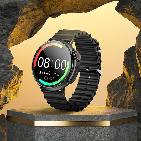 Умные часы Y18 Smart watch Hoco, черные