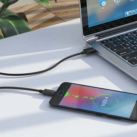USB Кабель Micro, HOCO, X73, 1м, черный