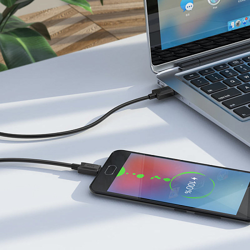 USB Кабель Micro, HOCO, X73, 1м, черный