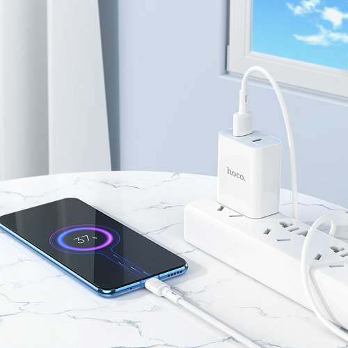 USB Кабель Micro, HOCO, X83, 1м, белый
