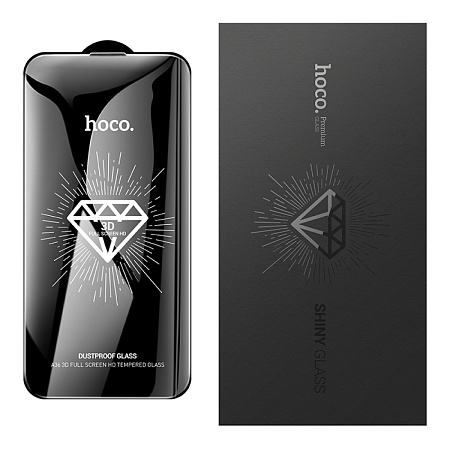 Защитное стекло для iPhone 16 Pro, A36, HOCO, черное