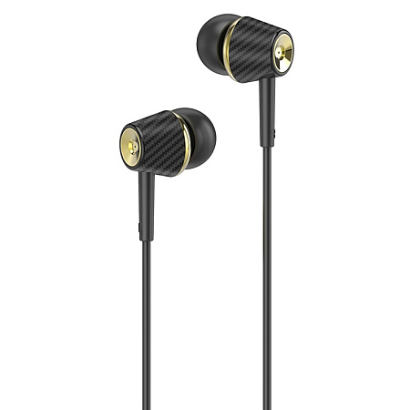 Проводные наушники M70 Graceful universal earphones with mic,hoco, черные