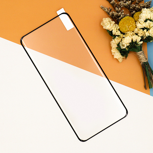 Защитное стекло на Realme 14 Pro (5G), полный клей, черное, X-CASE