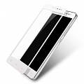 Защитное стекло на Xiaomi Redmi Note 3/ Note 3 Pro Special Edition, закругленное, белое, X-CASE